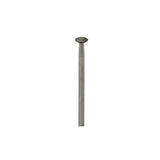 PROXXON 5mm Lens Profile Diamond Grinding Bit with stainless steel body and shaft for grinding steel, glass, ceramics, and plastics