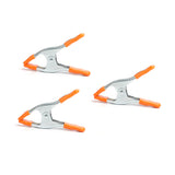 Pony Jorgensen Set of 3 Metal Spring Clamps 51mm Capacity with Non-Marring Protectors