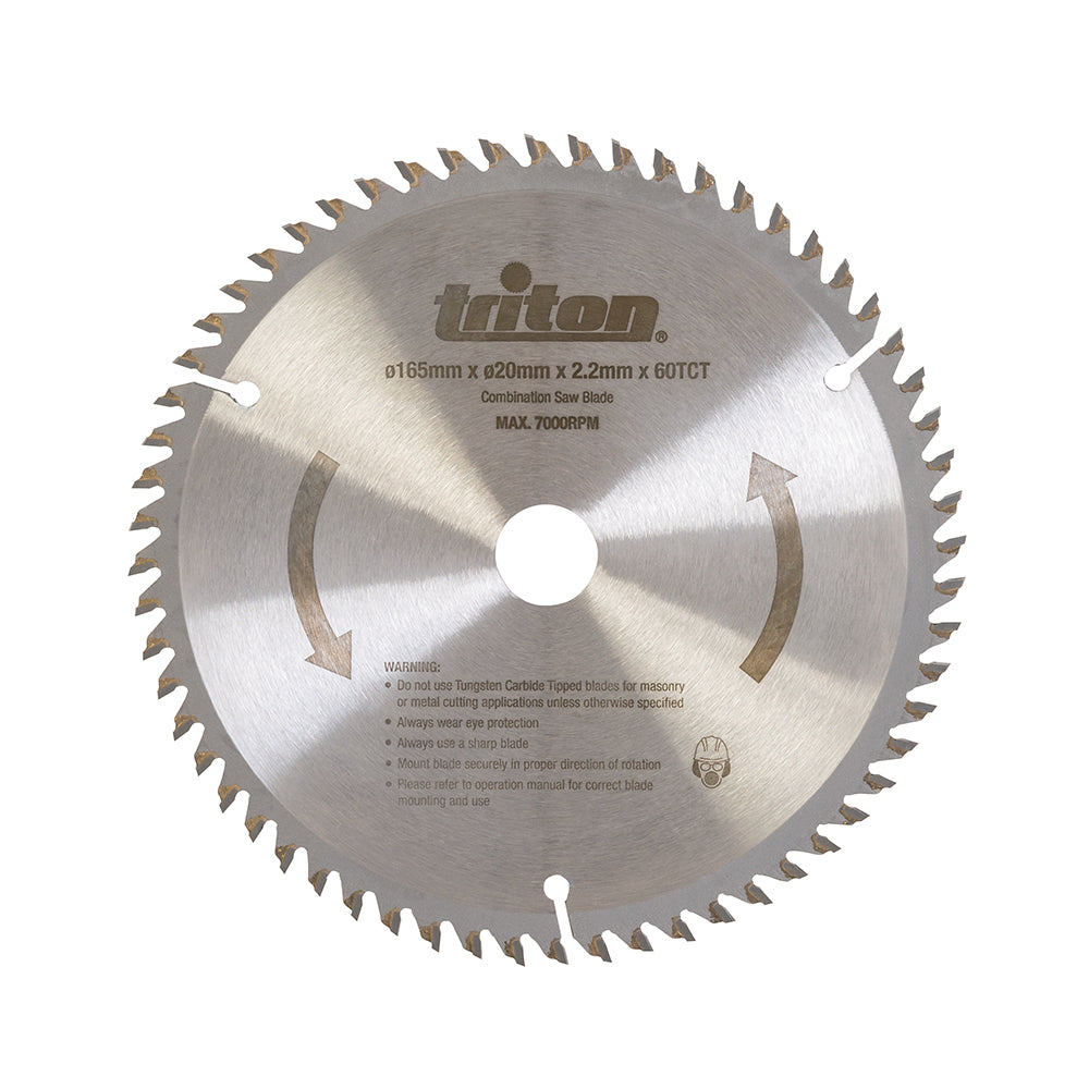 Triton TTS60T Combination Circular Track Saw Blade 160mm 60T