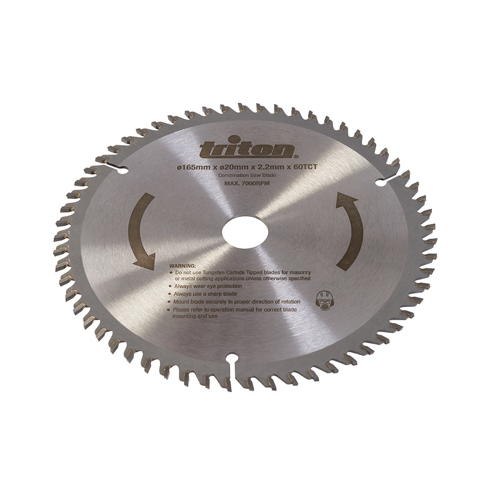 Triton TTS60T Combination Circular Track Saw Blade 160mm 60T