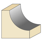 Torquata Cove Moulding Router Bit 1/2in Shank