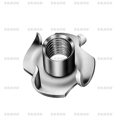 RAMPA T-Nut Knock-In Nuts Inserts M8 x 20mm Pack of 10