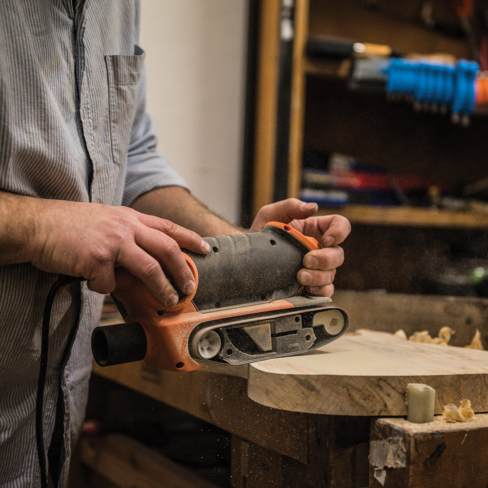Triton TCMBS 450W Palm Belt Sander 64mm