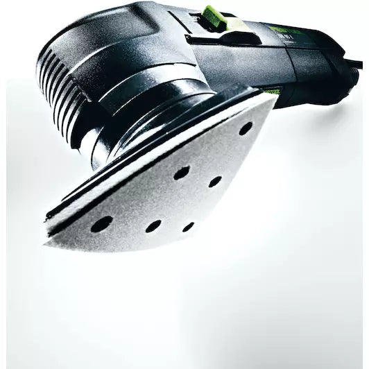 Festool 93mm Soft StickFix Backing Pad Pack of 2 angled view showing hook and loop design for quick abrasive changes