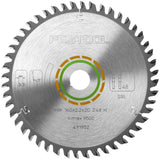 Festool 160mm Wood Cutting Circular Saw Blade Set Pack of 3 - Close-up of sharp saw blades in a pack