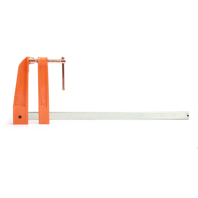 Pony Jorgensen Deep Reach Clamp 9in showing copper-plated screw and handle detail