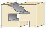 Torquata Ogee Rail & Stile Jointing Router Bit Set 1/2in Shank
