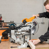 Triton TCMS255 1800W Sliding Compound Mitre Saw 254mm