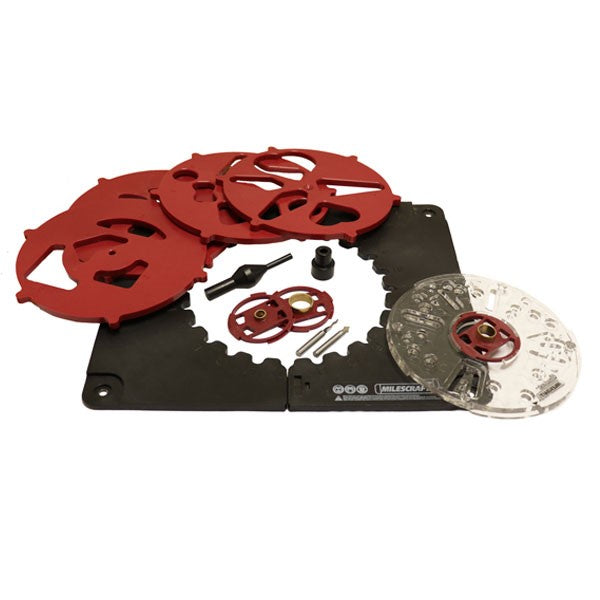 Milescraft Design & Inlay Kit for Woodworking Routers Imperial