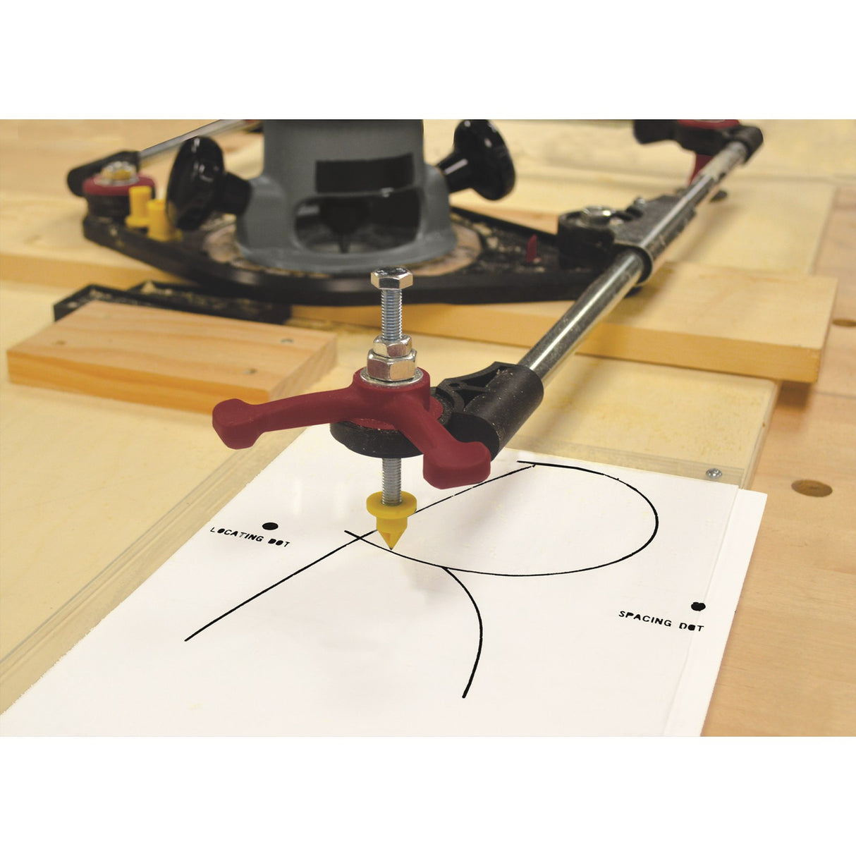 Milescraft PantographPRO Tracing Kit for Woodworking Routers Imperial
