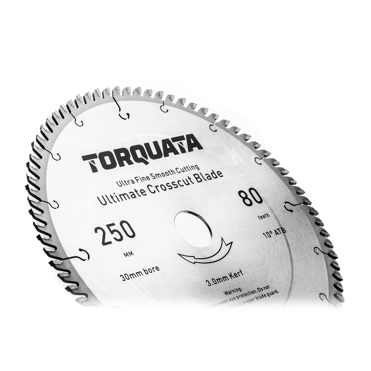 Torquata 250mm Diameter 30mm Bore Fine Cut Off Circular Saw Blade