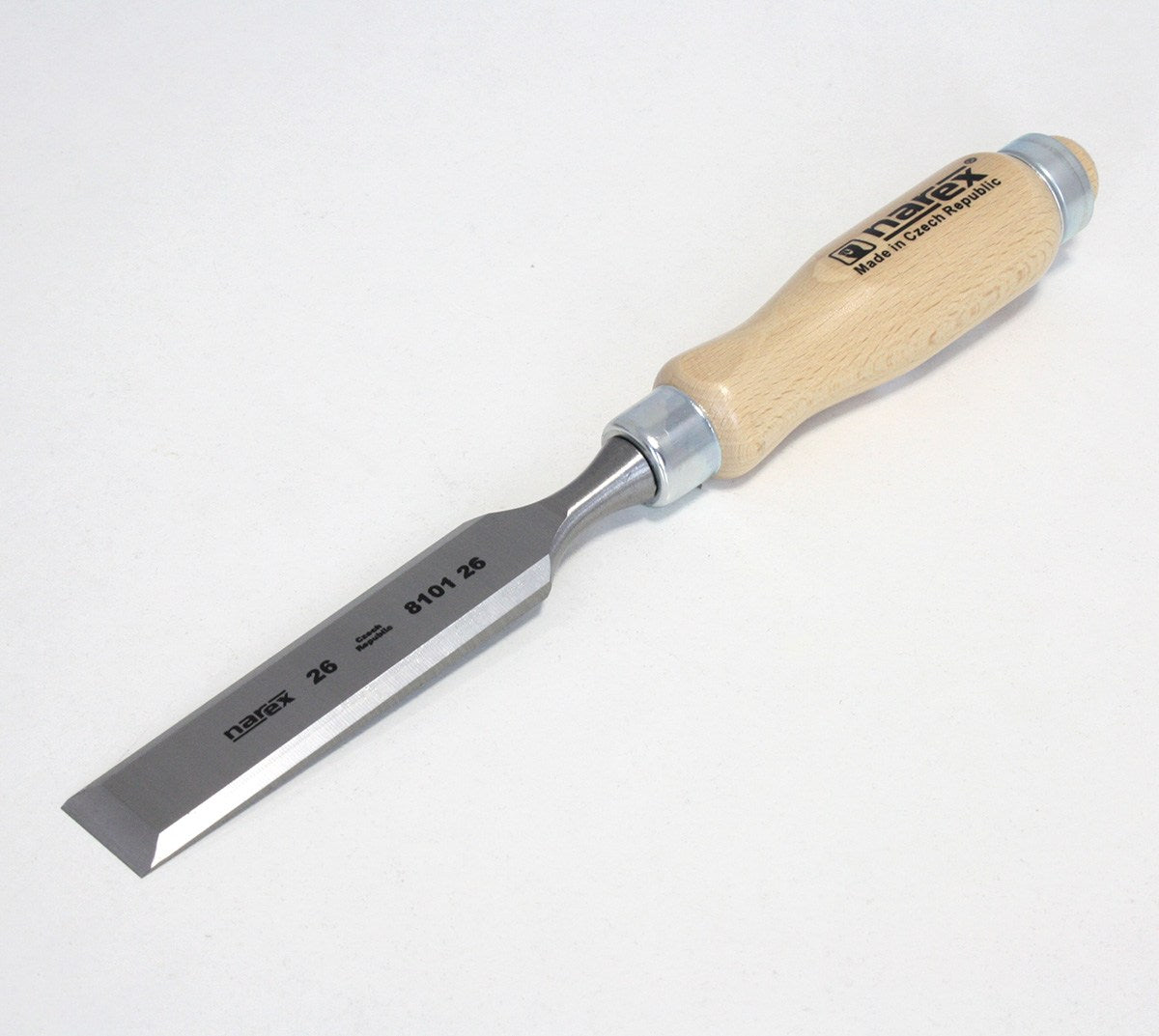 Narex Set of 6 Cabinet Chisels Bevel Edge in Wooden Case for Wood Joinery