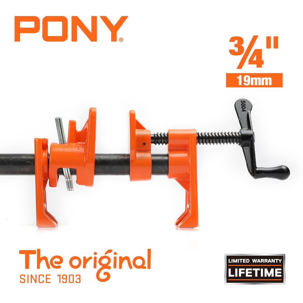 Pony Jorgensen Extended Foot Pipe Clamp for 3/4in Pipe Panel Clamping