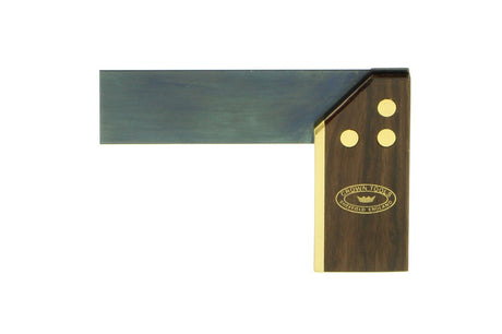 Crown Mini Try Square 105mm Blade Rosewood & Brass