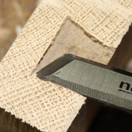 Narex Skew Paring Chisel Sets in Wooden Case, angled view showcasing precision craftsmanship