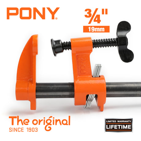 Pony Jorgensen Deep Reach Pipe Clamp with 1500mm 3/4in Pipe