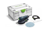Festool ETS EC 150mm Brushless Random Orbital Sander in Systainer, ideal for reduced fatigue during overhead sanding