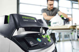 Festool CTM 36L M Class Dust Extractor in action, showcasing its efficient dust extraction capabilities