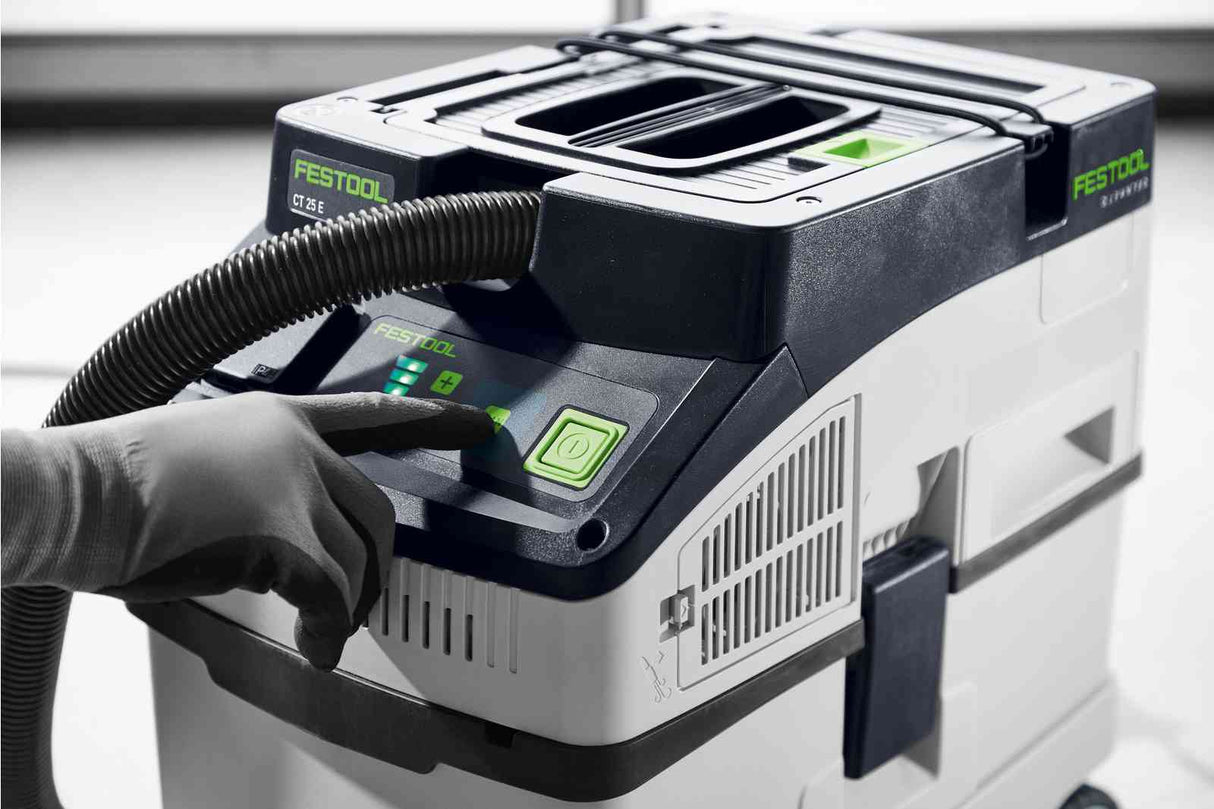 Festool CT 25L Dust Extractor with 25L container volume for extensive cleaning tasks