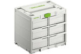 Festool Systainer3 Rack SYS3 Storage Rack with space for six MINI-Systainer S 76 products