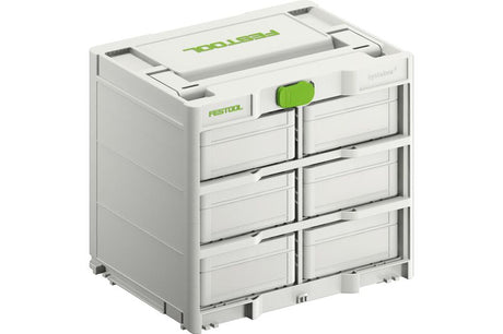 Festool Systainer3 Rack SYS3 Storage Rack with space for six MINI-Systainer S 76 products