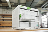 Festool Systainer3 Rack SYS3 Storage Rack with six MINI-Systainer S 76 slots