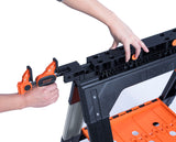 Pony Jorgensen 2-Piece Clamping Sawhorse includes Clamps & Bench Dogs