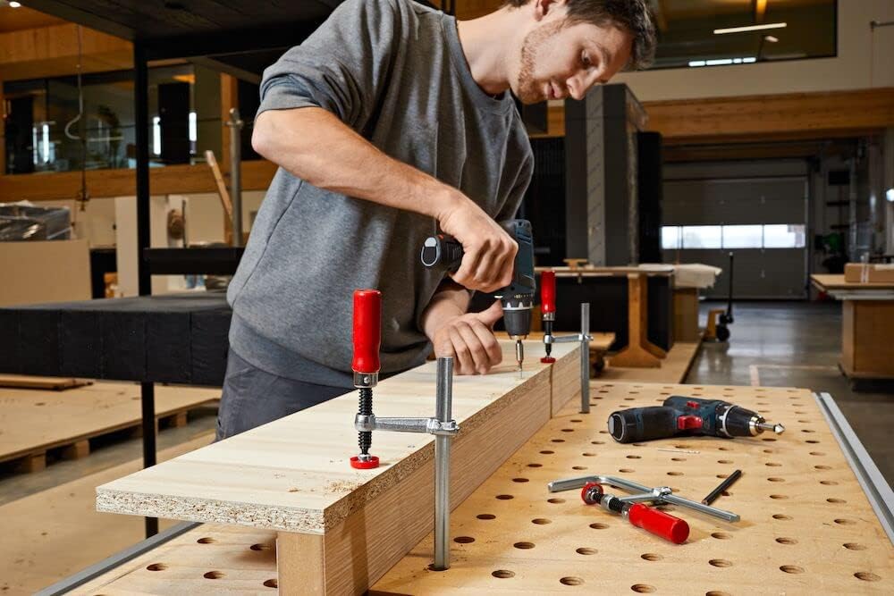 Bessey Steel Track Saw Clamp GTR Series 160mm Capacity