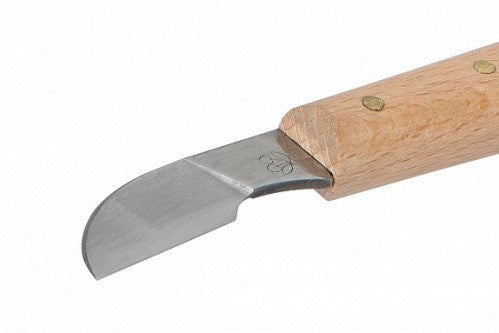 Kirschen #3352 Chip Carving Knife 28.5mm with Long Skew Edge for Woodcarving