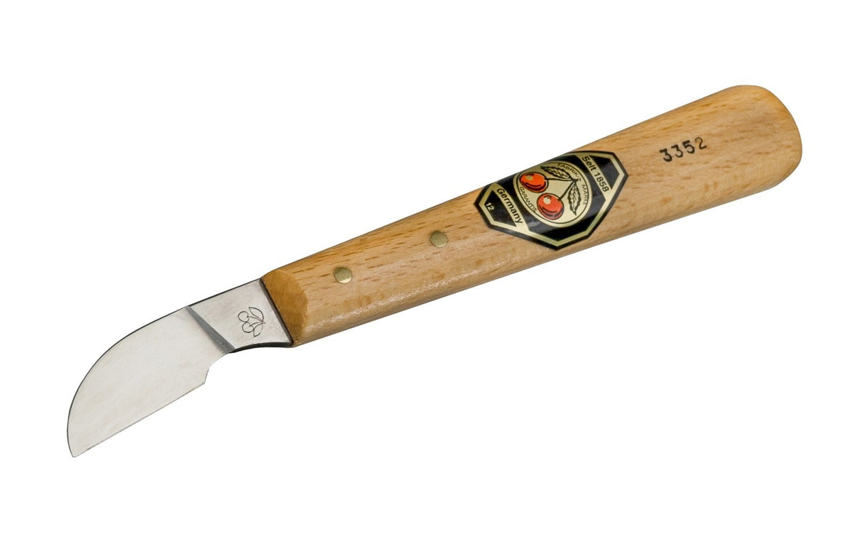 Kirschen #3352 Chip Carving Knife 28.5mm with Long Skew Edge for Woodcarving