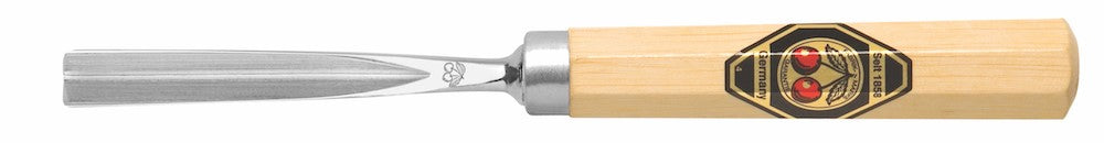 Kirschen Gouges Kirschen Two Cherries #39 Straight V-Gouge Wood Carving Chisel 75-V