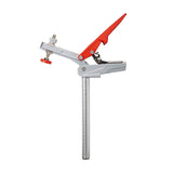 Armor Tool Auto-PRO Bench Dog Hold-Down Clamp in action with serrated 19mm hold-down feature