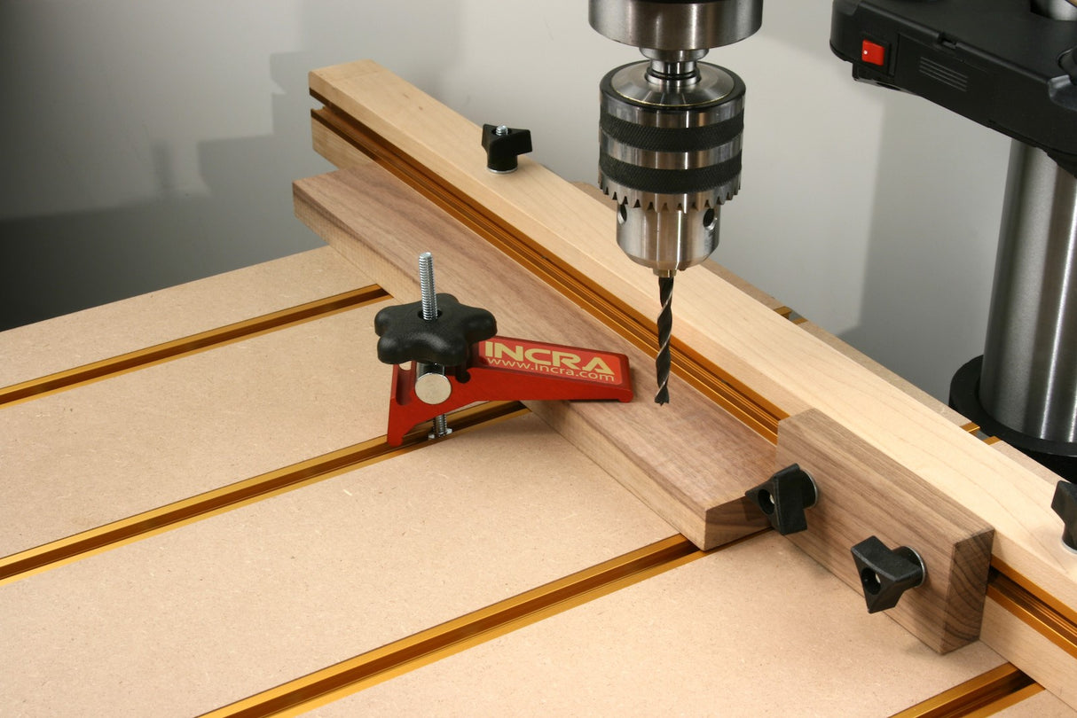 Incra Build-It System Hold Down Workholding Clamp Pivot Design