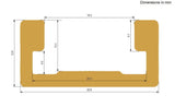 Incra Mitre Track Aluminium 19mm 3/4in Standard 1220mm