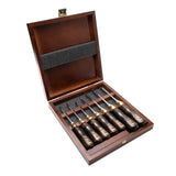 Narex 7-Piece Screwdriver Set Slotted, Phillips Head & PoziDriv in Wooden Case