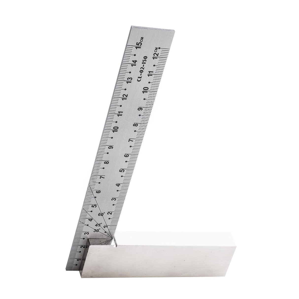 Magnetic Base Try Square 150 x 90mm Stainless Steel Metric & Imperial