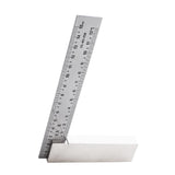 Magnetic Base Try Square 150 x 90mm Stainless Steel Metric & Imperial