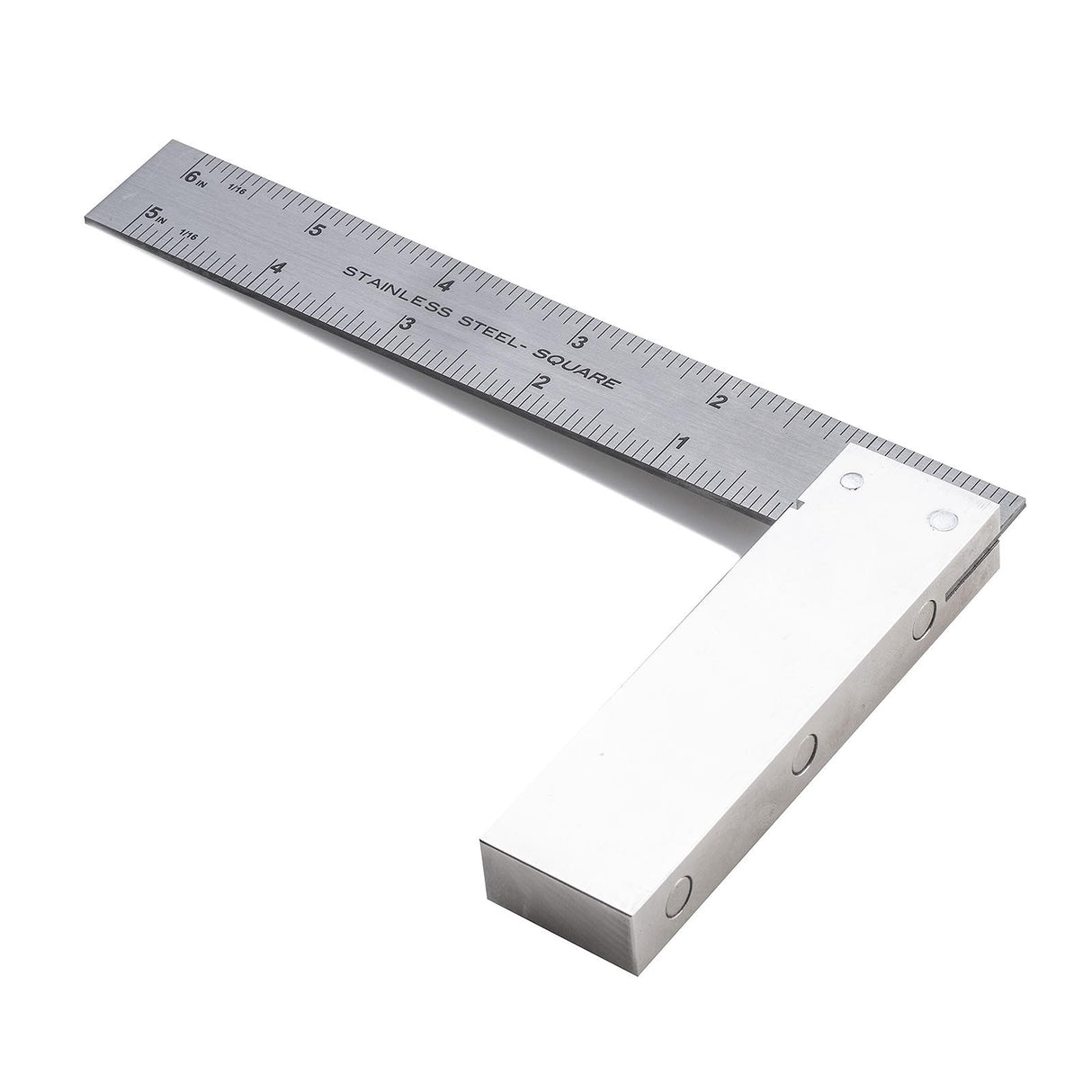 Magnetic Base Try Square 150 x 90mm Stainless Steel Metric & Imperial