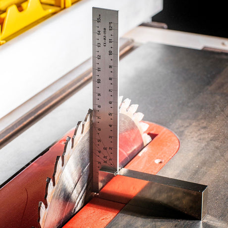 Magnetic Base Try Square 150 x 90mm Stainless Steel Metric & Imperial