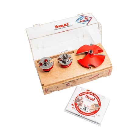 Freud Three Piece Doormaking Router Bit Set 1/2in Shank