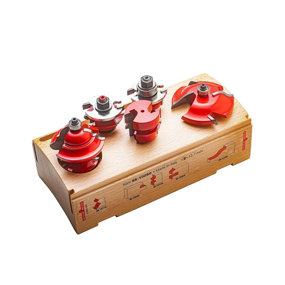 Freud Five Piece Cabinet Door Router Bit Set 1/2in Shank