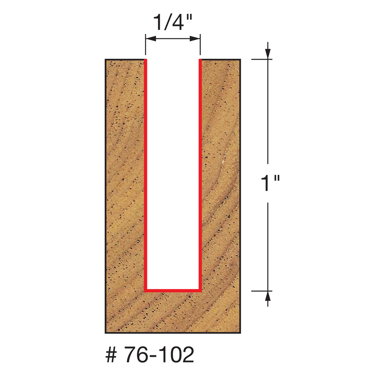 Freud Industrial Twin-Flute Spiral Downcut CNC Router Bits 1/4in Shank Solid Carbide