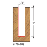 Freud Industrial Twin-Flute Spiral Downcut CNC Router Bits 1/4in Shank Solid Carbide