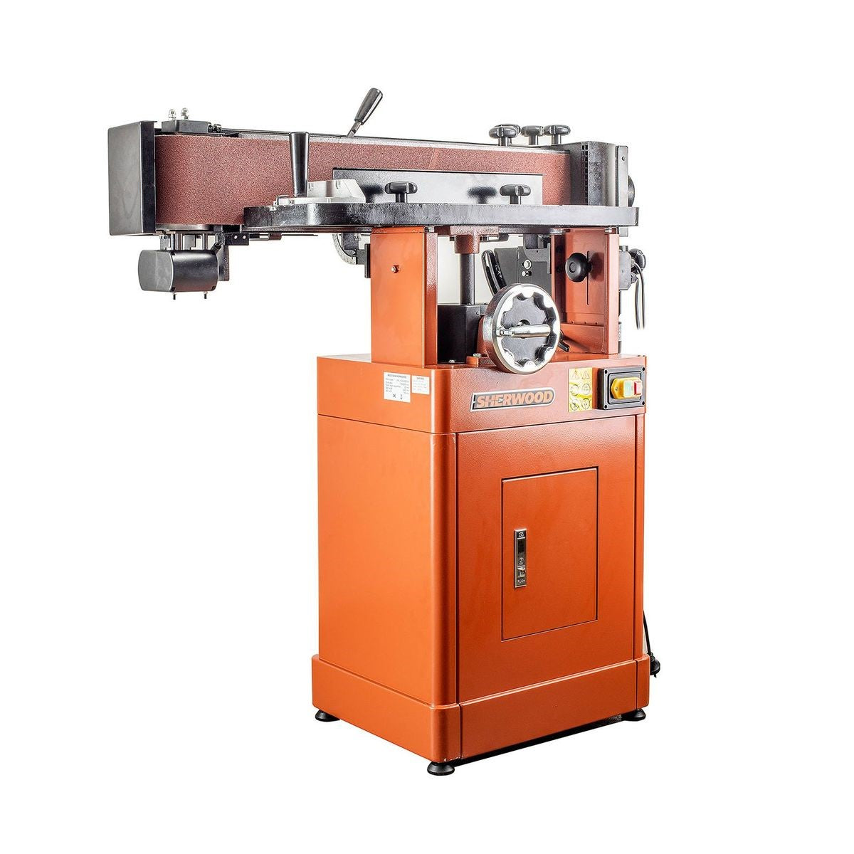 Sherwood Oscillating Belt Sander 6in 2200W Edge Sander with Cabinet Stand