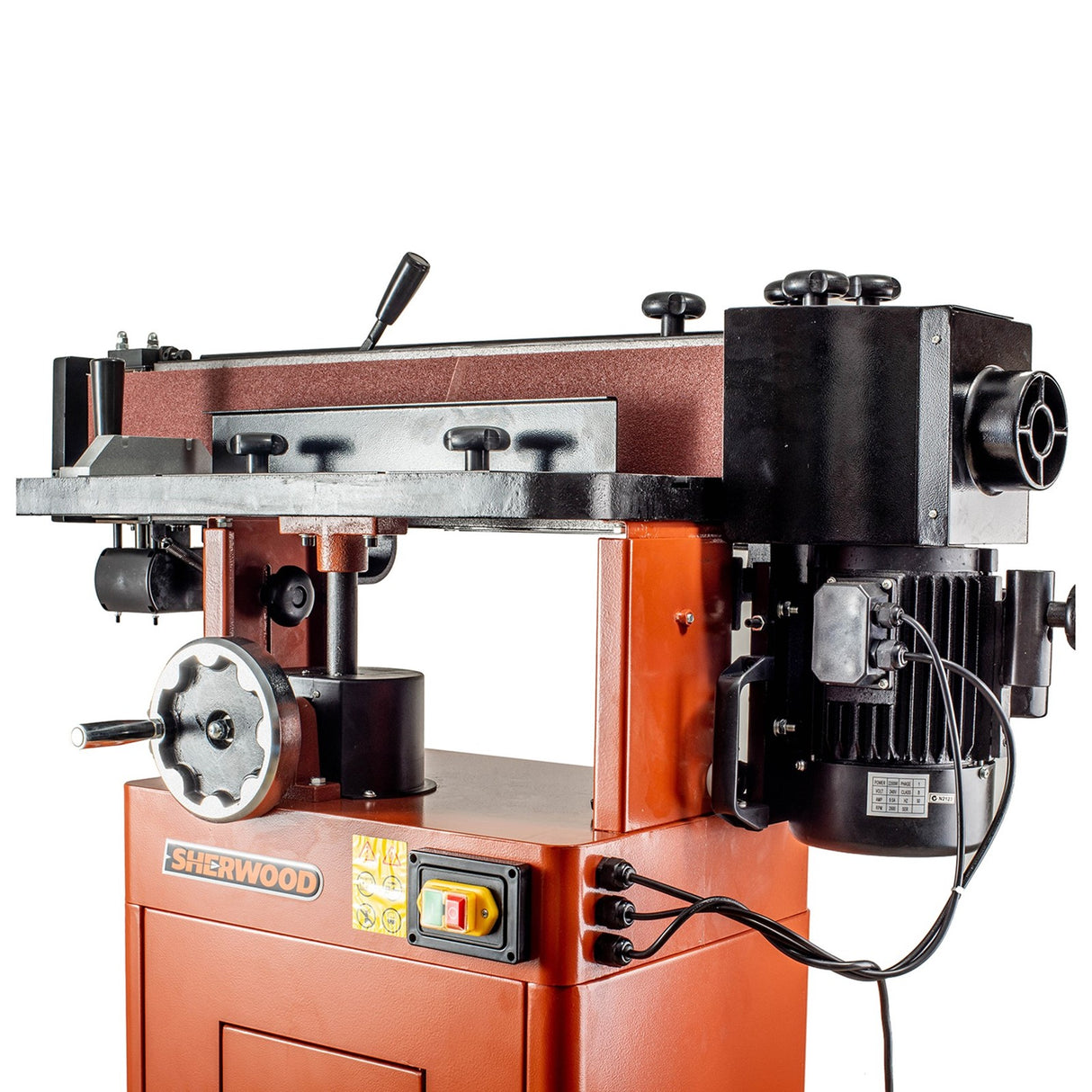 Sherwood Oscillating Belt Sander 6in 2200W Edge Sander with Cabinet Stand