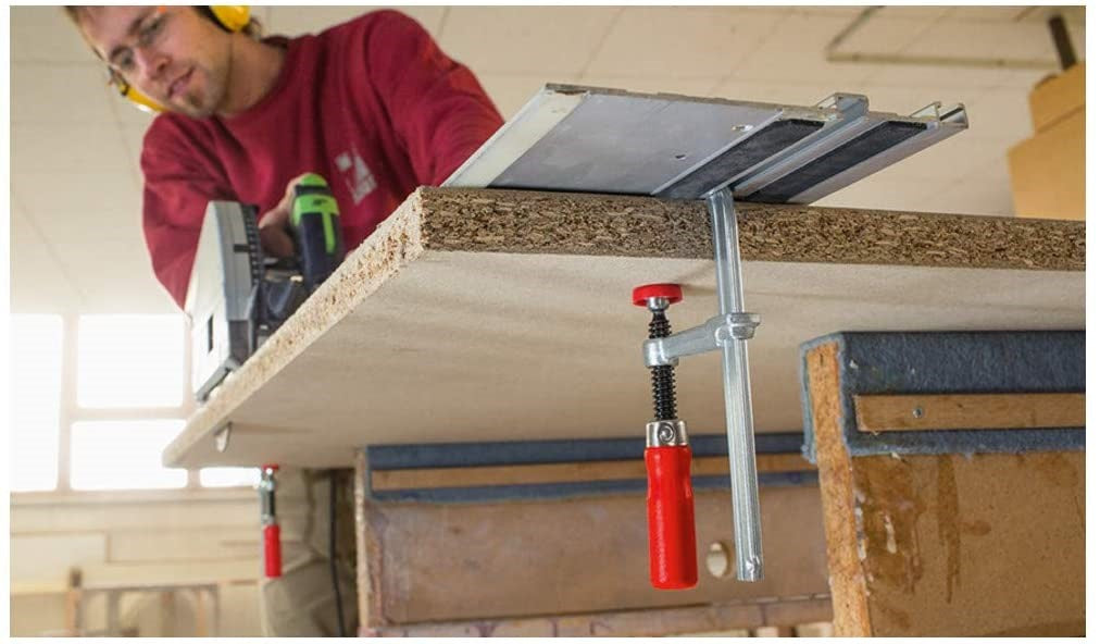 Bessey Steel Track Saw Clamp GTR Series 160mm Capacity