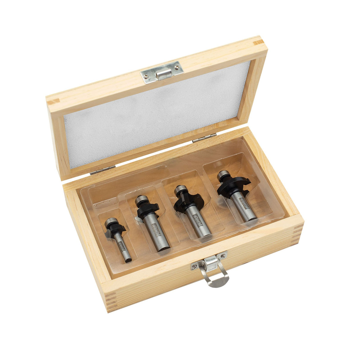 Torquata Set of 4 Roundover Router Bits Mixed Shanks