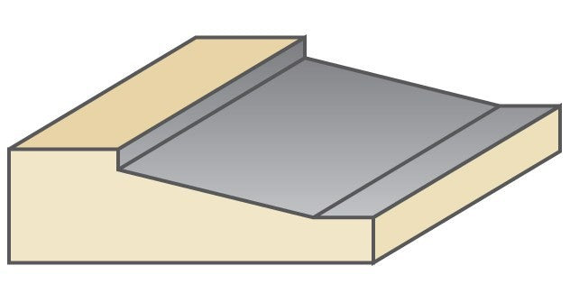 Torquata Small Arched Door Router Bit Set 1/2in Shank