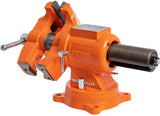 Pony Jorgensen Swivelling Bench Vice showcasing durable ductile iron castings and bright-plated steel hardware