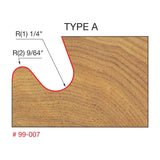 Freud Finger Pull Router Bit 1/2in Shank